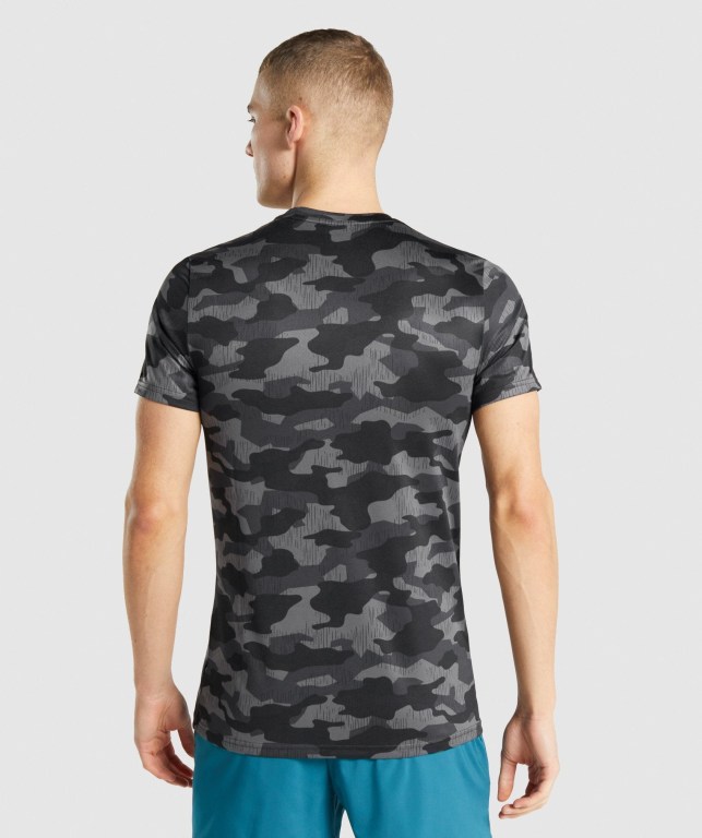 Gymshark Arrival Men's T Shirts Grey | UAE-32TUDM