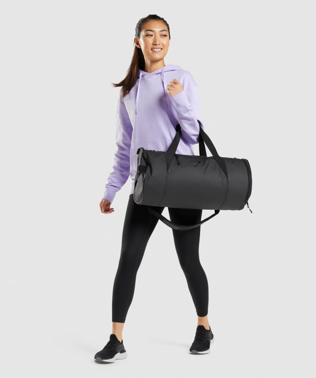 Gymshark Barrel Women's Bags & Backpacks Black | UAE-16CIPK