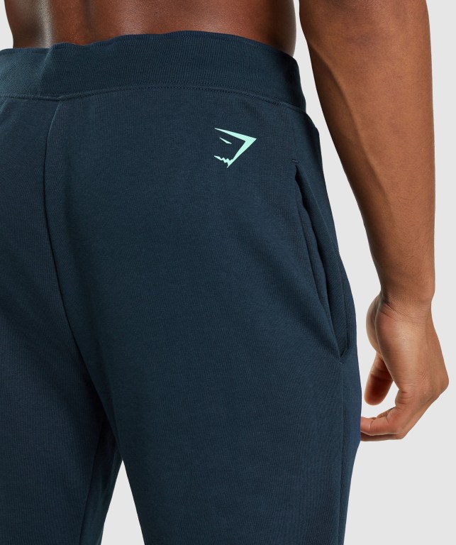 Gymshark Bold Men's Joggers Navy | UAE-52VGRS