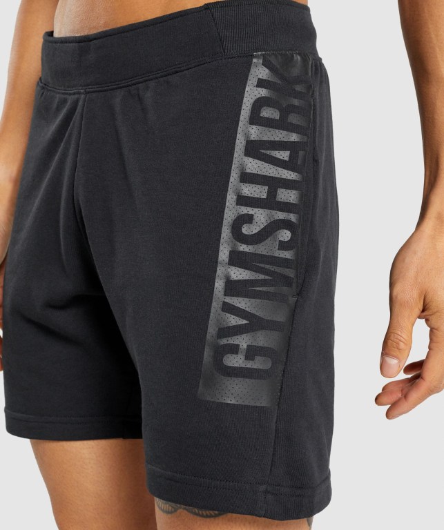 Gymshark Bold Men's Shorts Black | UAE-74CRWE