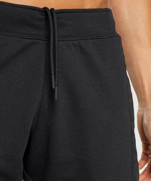 Gymshark Bold Men's Shorts Black | UAE-74CRWE