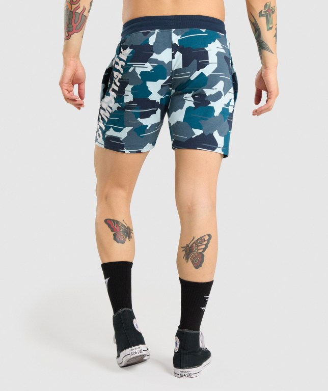 Gymshark Bold Men's Shorts Camo | UAE-82EZRC