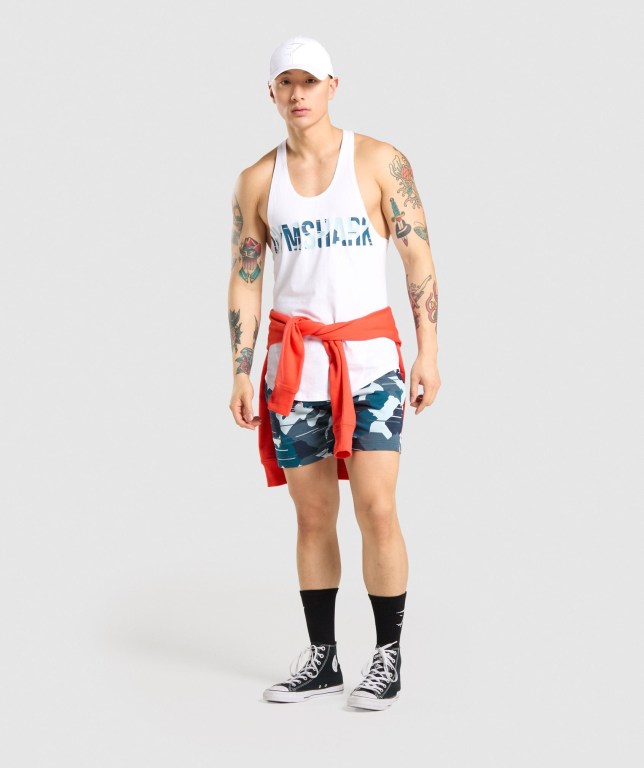 Gymshark Bold Men's Shorts Camo | UAE-82EZRC