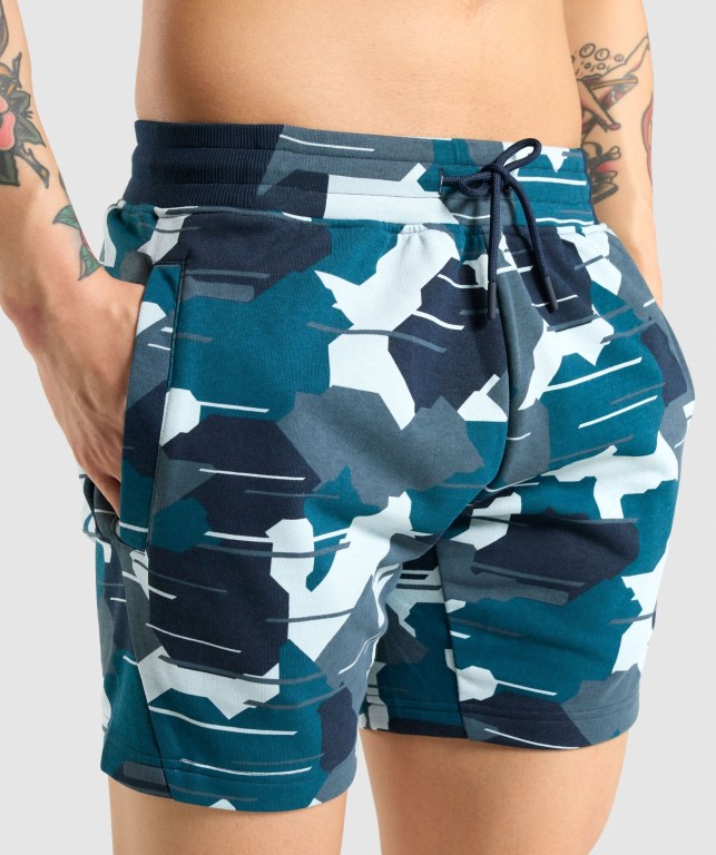 Gymshark Bold Men's Shorts Camo | UAE-82EZRC