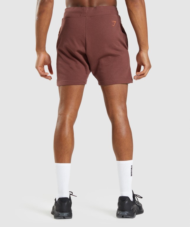 Gymshark Bold Men's Shorts Pink Brown | UAE-53BHDZ