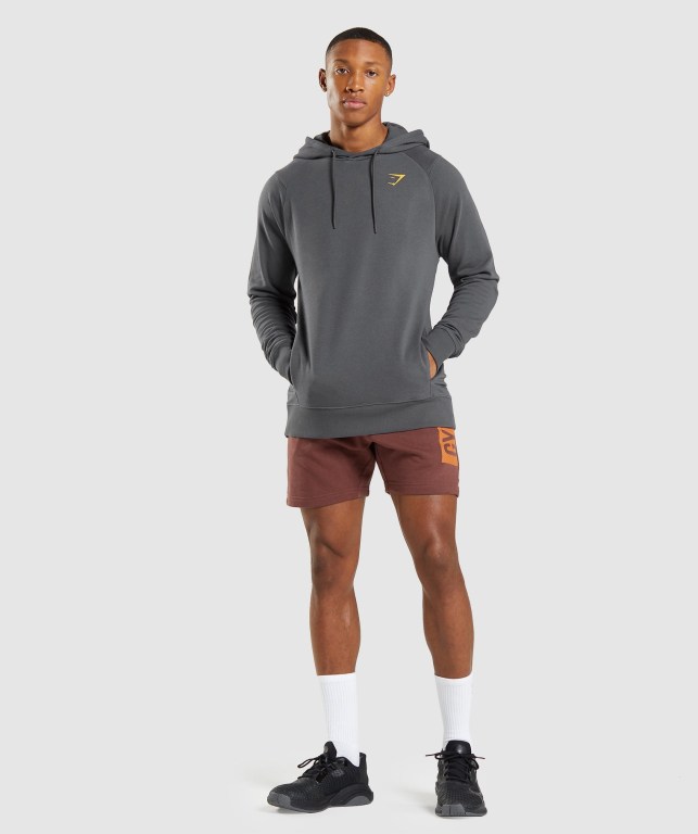 Gymshark Bold Men's Shorts Pink Brown | UAE-53BHDZ