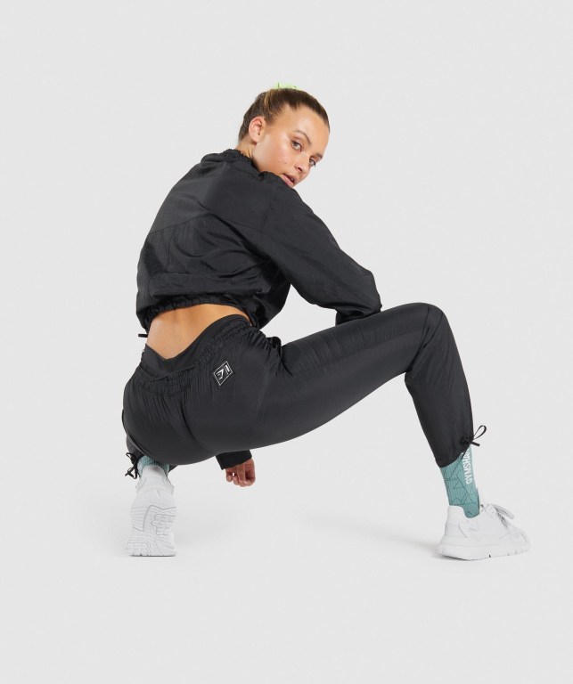 Gymshark CTY Women's Joggers Black | UAE-17YSTX