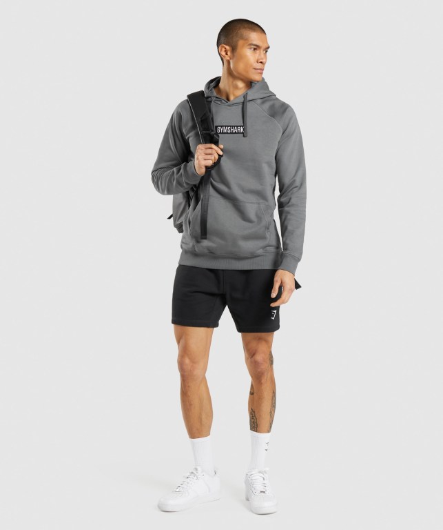 Gymshark Central Men's Hoodies Grey | UAE-50UHDK