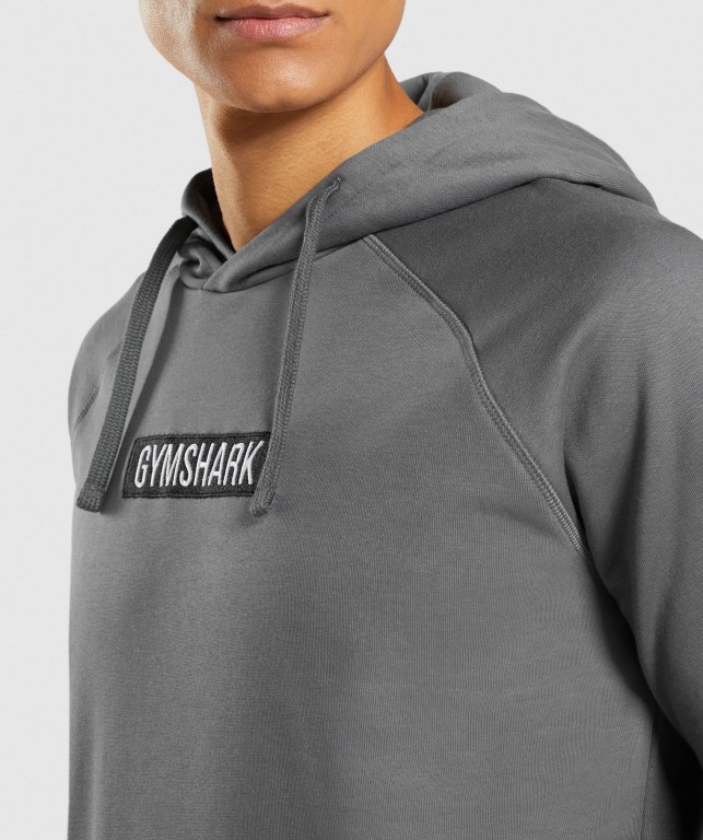 Gymshark Central Men's Hoodies Grey | UAE-50UHDK