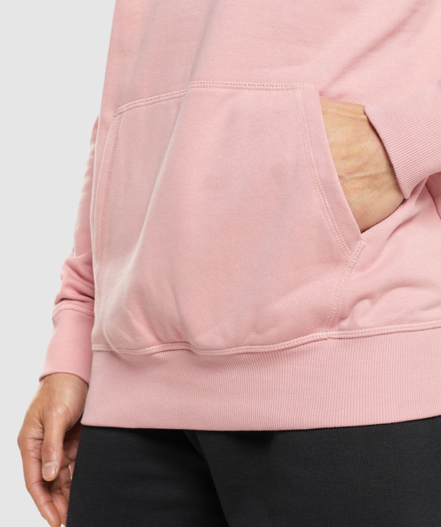 Gymshark Central Men's Hoodies Pink | UAE-29INES