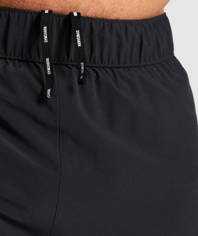 Gymshark Combat Striking Men's Shorts Black | UAE-26MGYQ