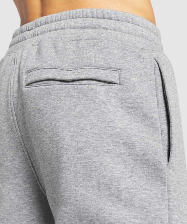 Gymshark Crest Men's Joggers Grey | UAE-51UOBS