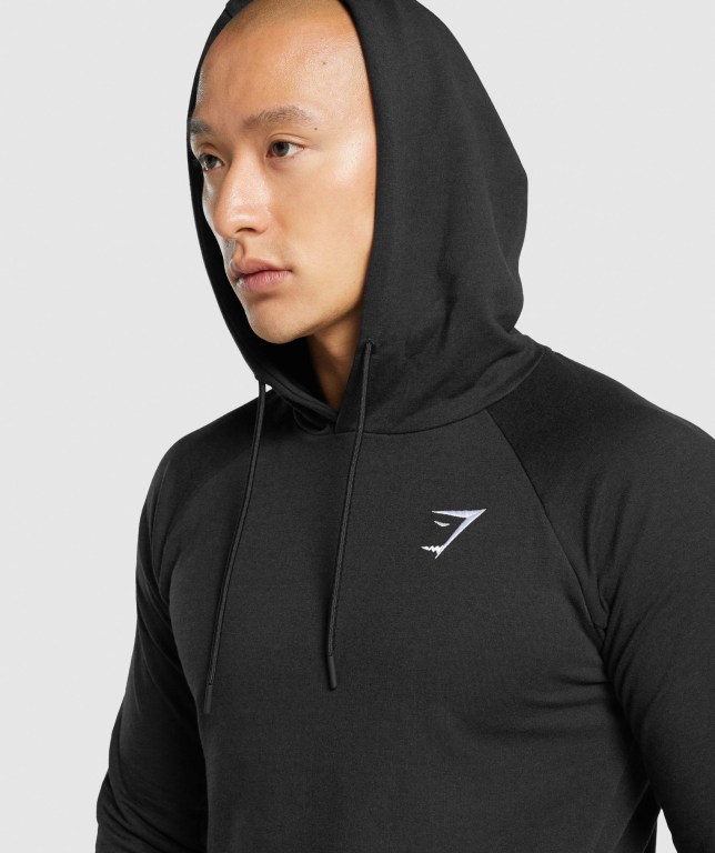 Gymshark Critical 2.0 Men's Hoodies Black | UAE-50YEHA