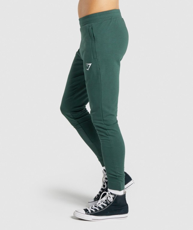 Gymshark Critical 2.0 Men's Joggers Dark Green | UAE-35MTXU