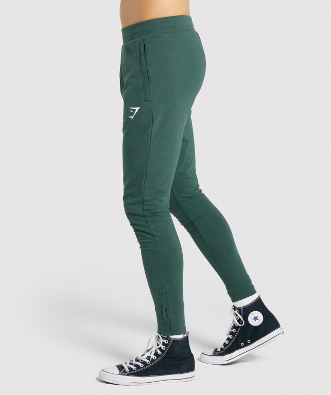 Gymshark Critical 2.0 Men's Joggers Dark Green | UAE-59VAUE