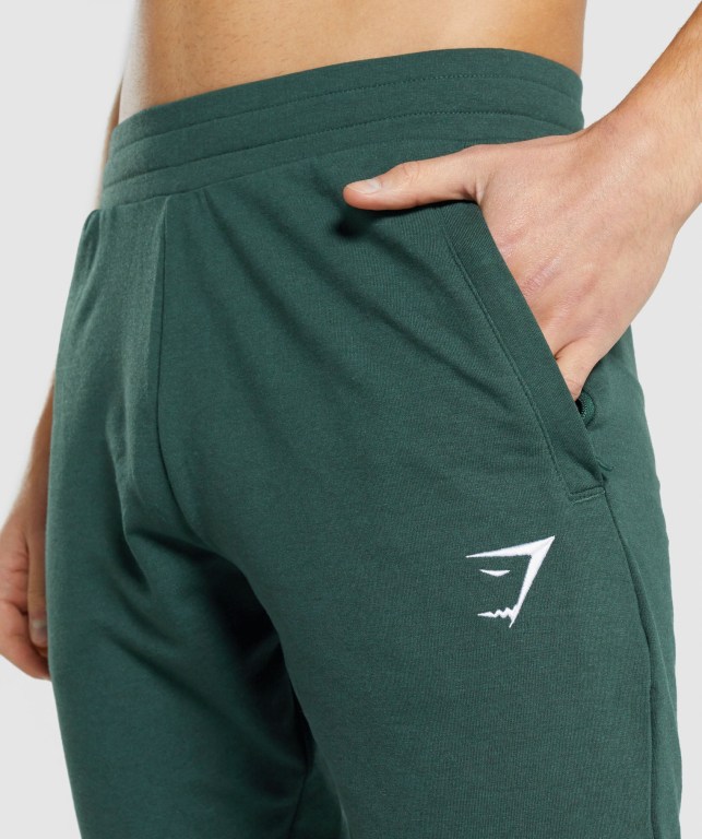 Gymshark Critical 2.0 Men's Joggers Dark Green | UAE-59VAUE