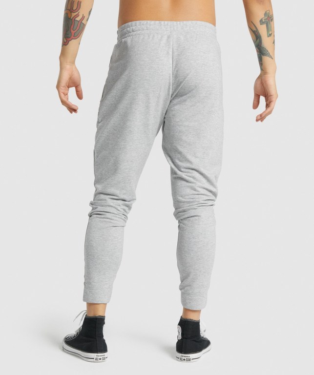 Gymshark Critical 2.0 Men's Joggers Light Grey | UAE-07ORBS