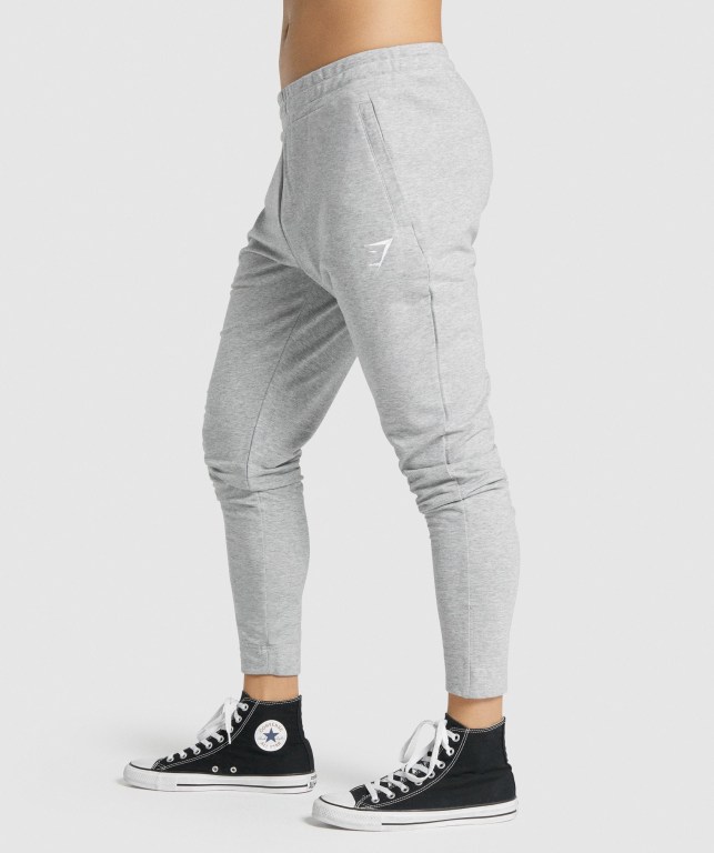 Gymshark Critical 2.0 Men's Joggers Light Grey | UAE-07ORBS