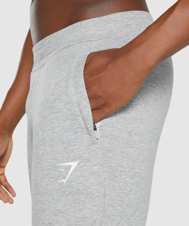 Gymshark Critical 2.0 Men's Joggers Light Grey | UAE-40GRAT