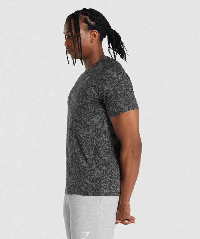 Gymshark Critical 2.0 Men's T Shirts Grey | UAE-31ICYF