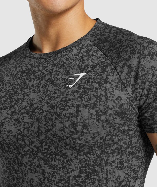 Gymshark Critical 2.0 Men's T Shirts Grey | UAE-58MFAU