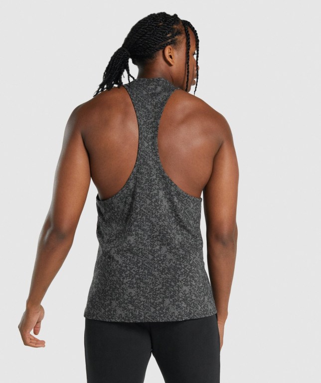 Gymshark Critical 2.0 Men's Tank Tops Grey | UAE-56XEPU