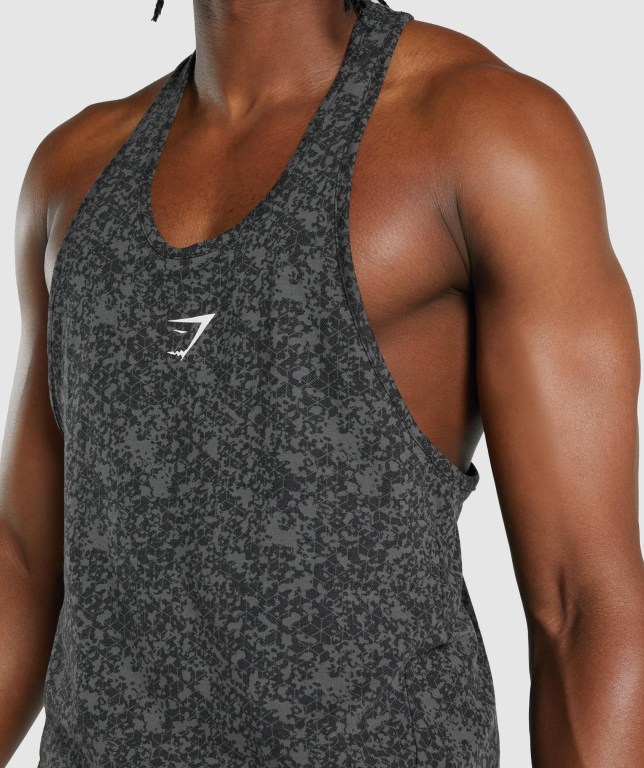 Gymshark Critical 2.0 Men's Tank Tops Grey | UAE-56XEPU