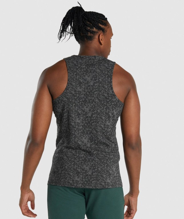 Gymshark Critical 2.0 Men's Tank Tops Grey | UAE-86XNCQ