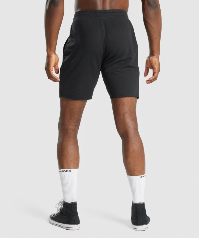 Gymshark Critical Men's Shorts Black | UAE-56EHJA