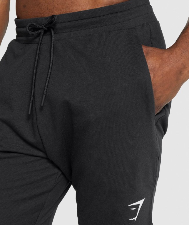 Gymshark Critical Men's Shorts Black | UAE-56EHJA