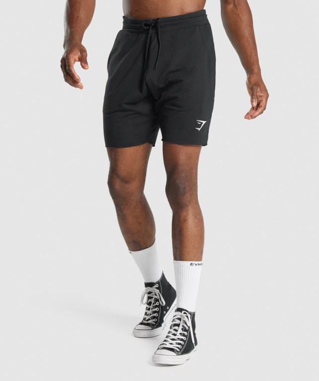 Gymshark Critical Men\'s Shorts Black | UAE-56EHJA