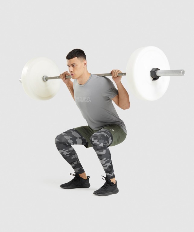 Gymshark Element Baselayer Men's Joggers Grey | UAE-95DNAK