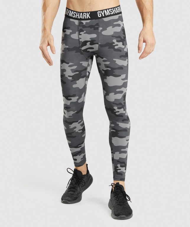 Gymshark Element Baselayer Men\'s Joggers Grey | UAE-95DNAK