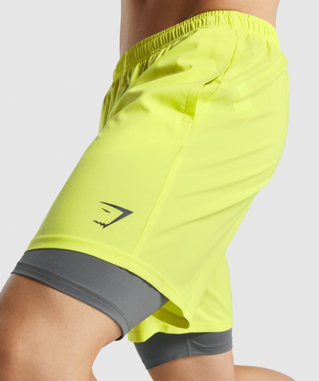 Gymshark Element Baselayer Men's Shorts Grey | UAE-42VLUP