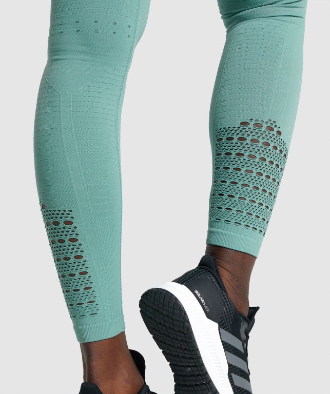 Gymshark Energy Seamless High Waisted Women's Leggings Light Green | UAE-40WKVO