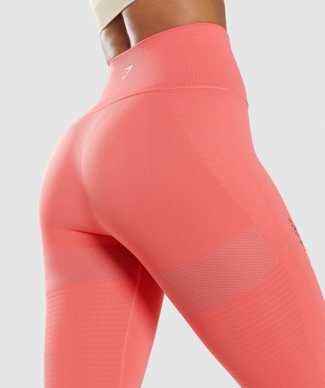 Gymshark Energy Seamless High Waisted Women's Leggings Pink | UAE-72LROC