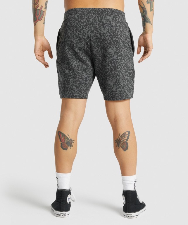 Gymshark Essential 7” Men's Shorts Grey | UAE-68WSRX