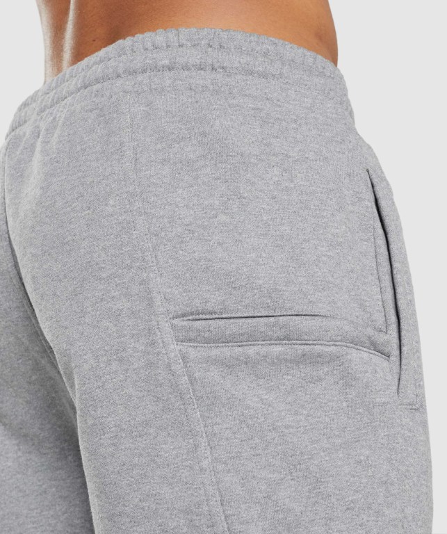 Gymshark Essential Oversized Men's Joggers Grey | UAE-65ZDLB