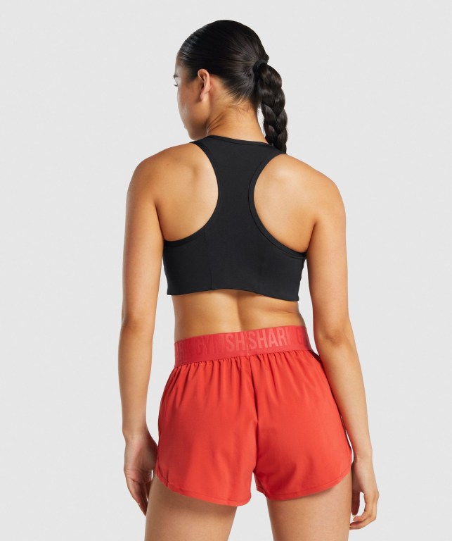 Gymshark Essential Racer Back Training Women's Sports Bra Black | UAE-01ITJO