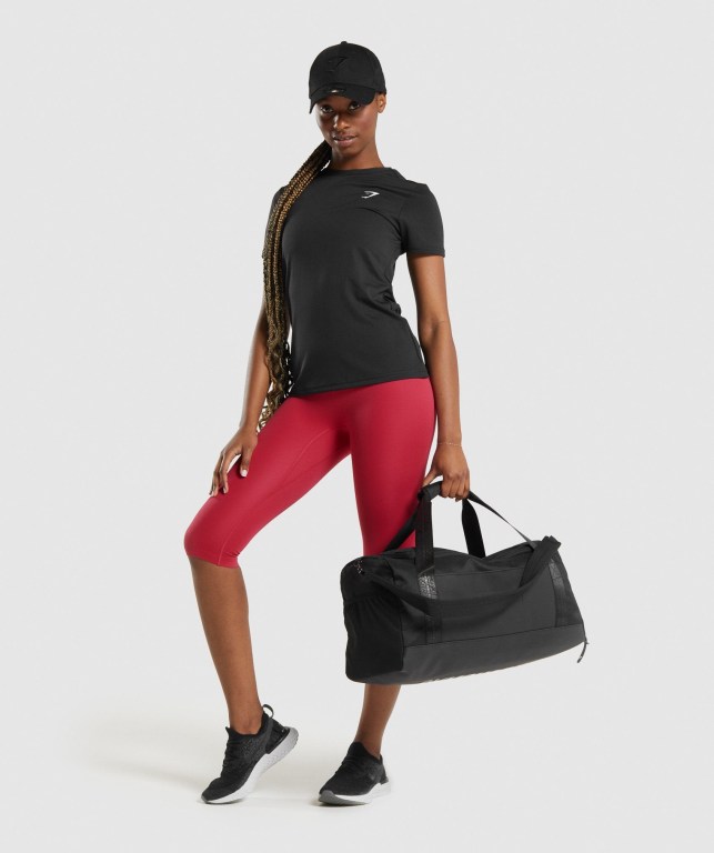 Gymshark Everyday Gym Women\'s Bags & Backpacks Black | UAE-98SVOI