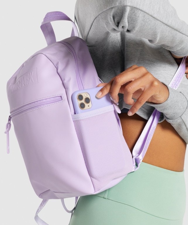 Gymshark Everyday Mini Women's Bags & Backpacks Light Purple | UAE-84HLER