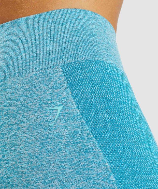 Gymshark Flex Cycling Women's Shorts Blue | UAE-16GTRD