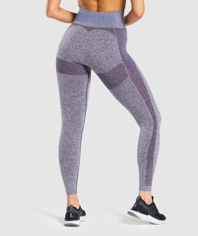 Gymshark Flex High Waisted Women's Leggings Purple | UAE-48QKNM