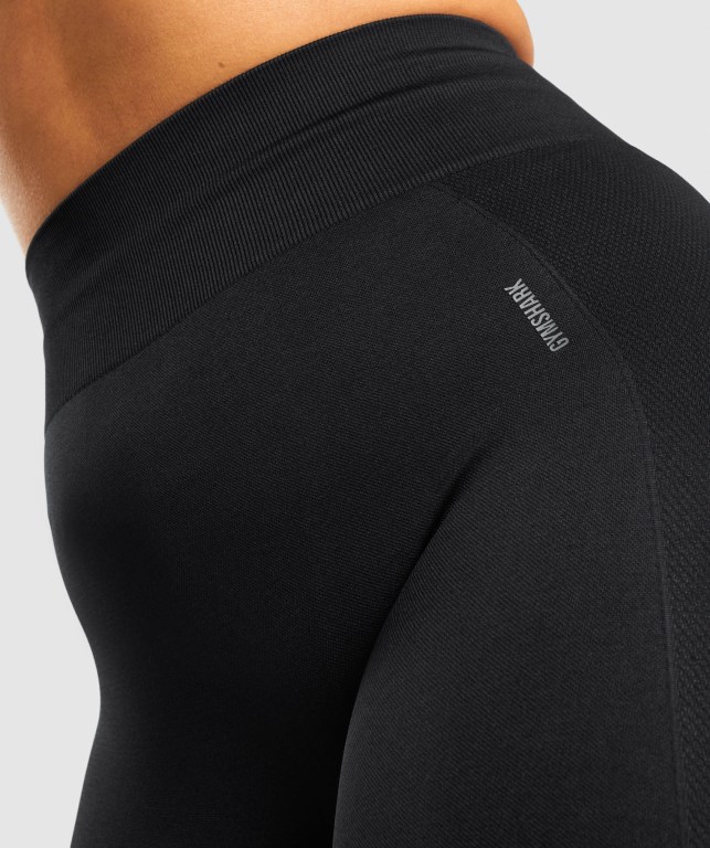 Gymshark Flex High Waisted Women's Leggings Black / Grey | UAE-67THUR