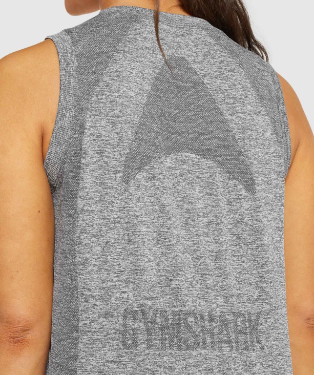 Gymshark Flex Loose Top Women's Tank Tops Grey | UAE-87NCQH