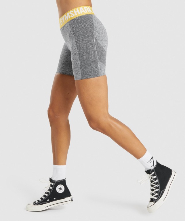 Gymshark Flex Women's Shorts Grey | UAE-92PBYS