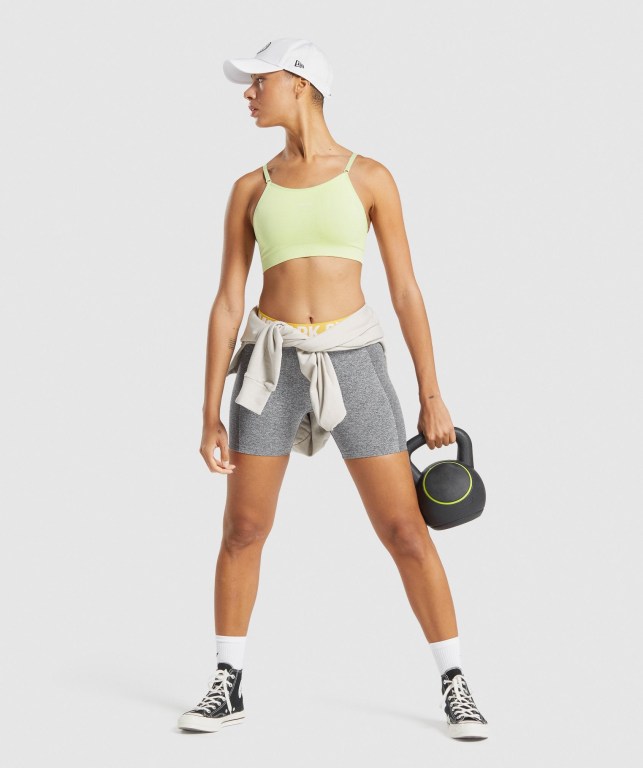 Gymshark Flex Women's Shorts Grey | UAE-92PBYS