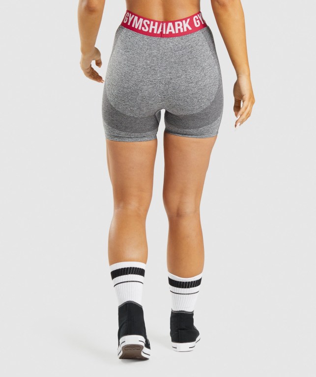 Gymshark Flex Women's Shorts Grey | UAE-93FOJT