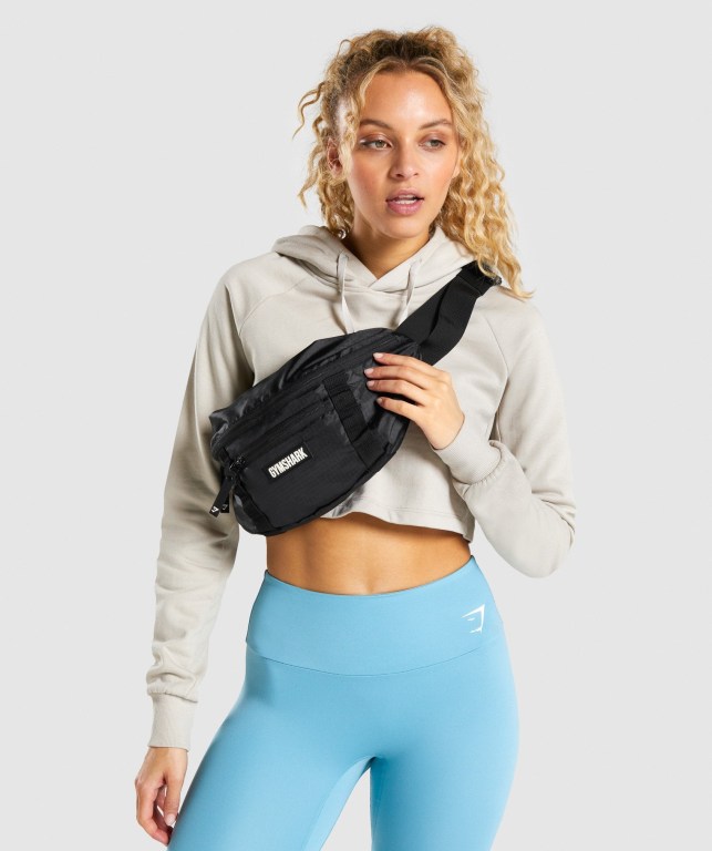 Gymshark GS Cross Body Women's Bags & Backpacks Black | UAE-08XIOW