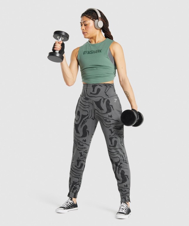 Gymshark GS Power Women's Joggers Black | UAE-72CIWD